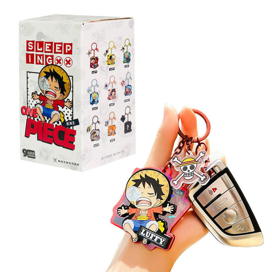 Luffy/Zoro/Nami modelling lovely cartoon keychain blind box