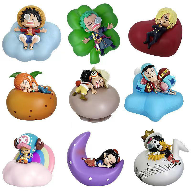 Luffy/Zoro/Nami/Sanji modelling lovely cartoon Small night light