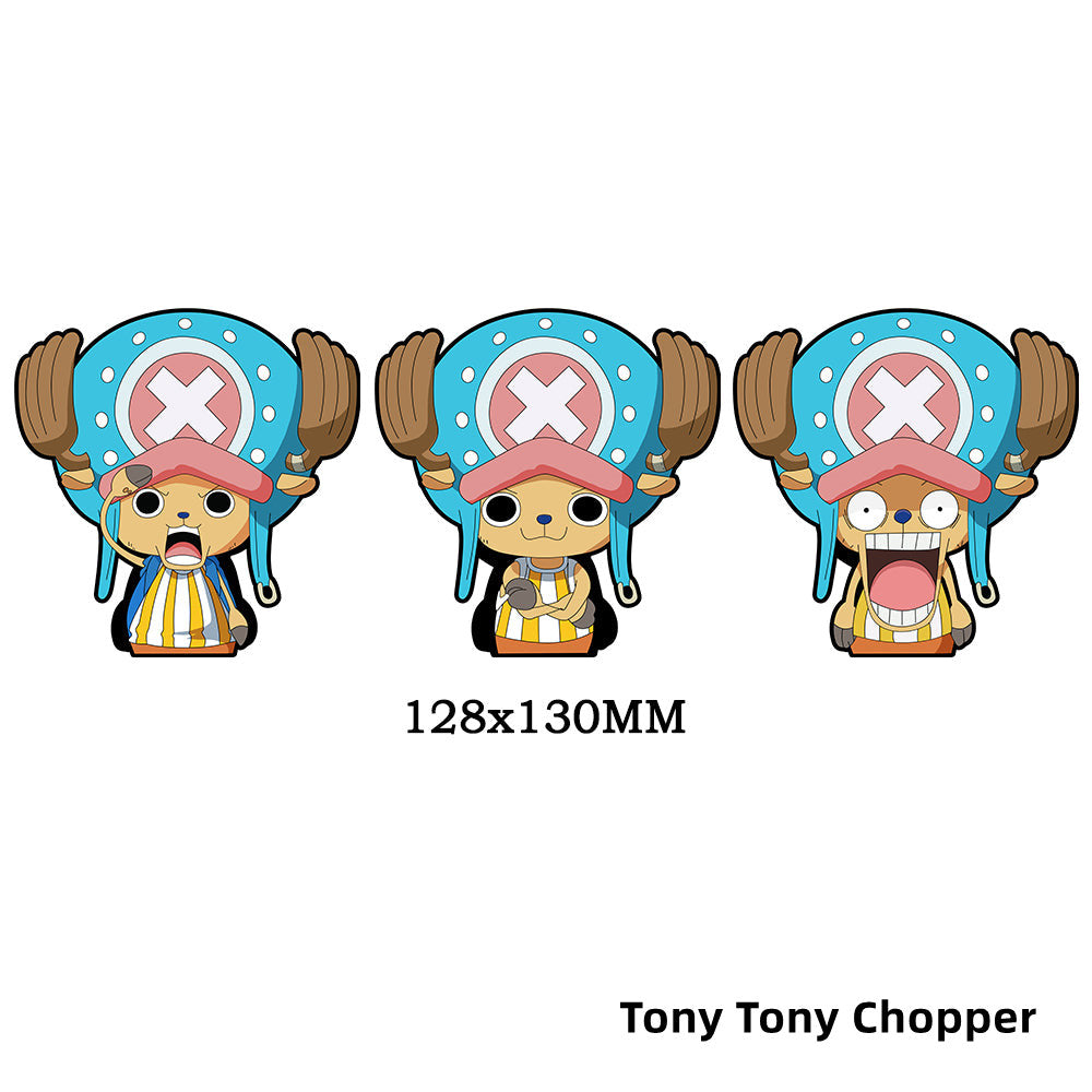 Luffy/Zoro/Nami 3D gradient stickers