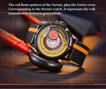 Boruto/Sasuke/Sarada Watch Watch Three degree waterproof watch Sharingan Watch