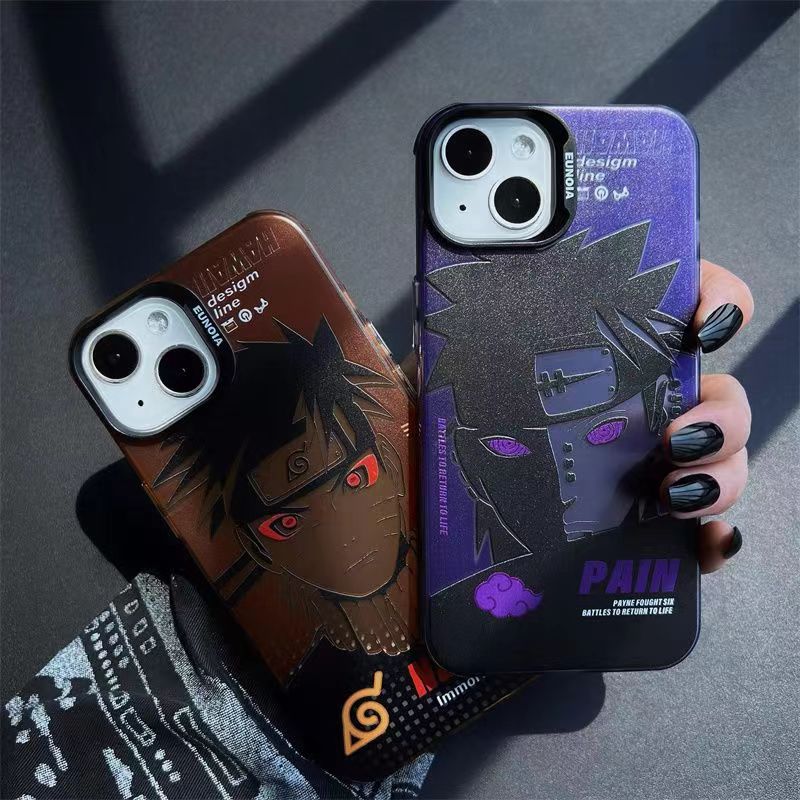 Sasuke/Uzumaki Apple exquisite Trend Silicone Anti-collision phone case