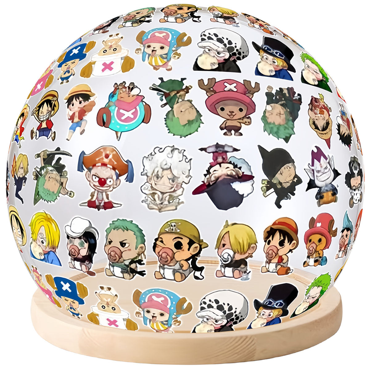 Luffy/Tanjirou DIY handmade acrylic spherical night light