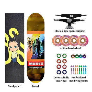 Boruto/Sarada Skateboard Professional skateboard Exquisite pattern skateboard