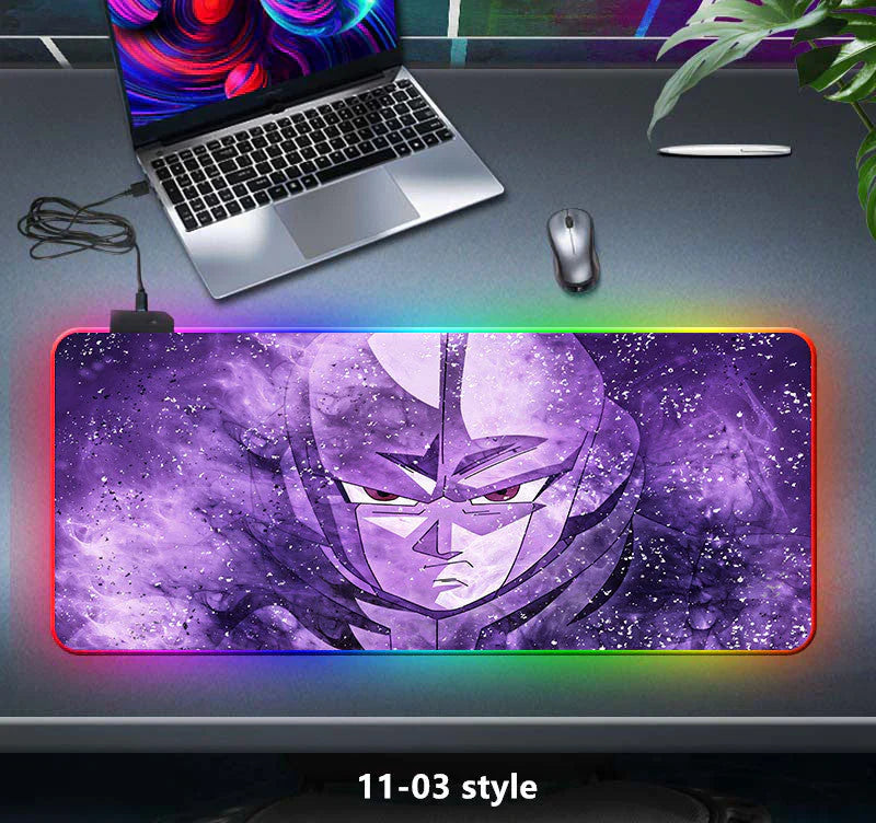 seven color light color change thickened mouse pad LED light keyboard pad game