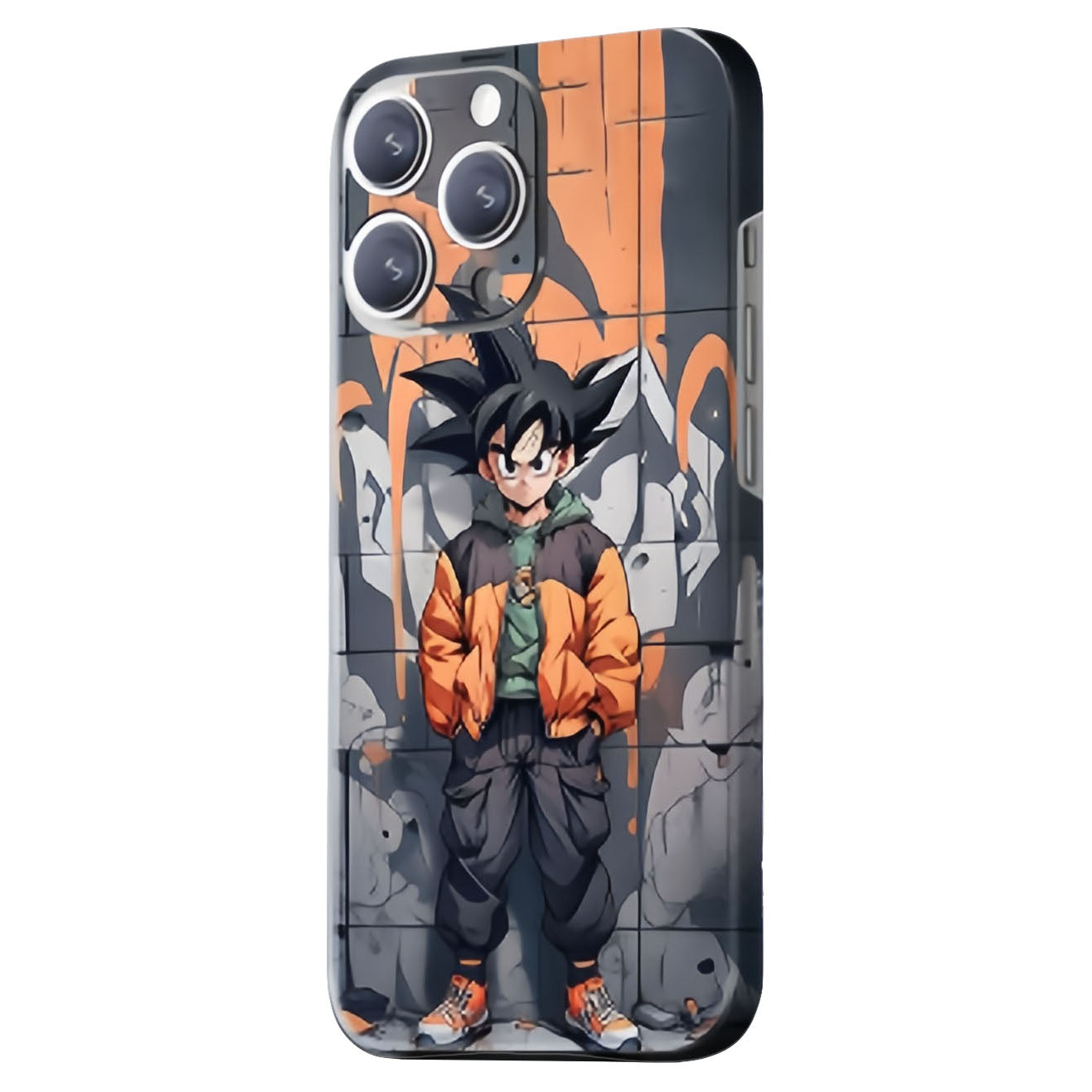 Son Goku iPhone Back Case Character Pattern Sticker