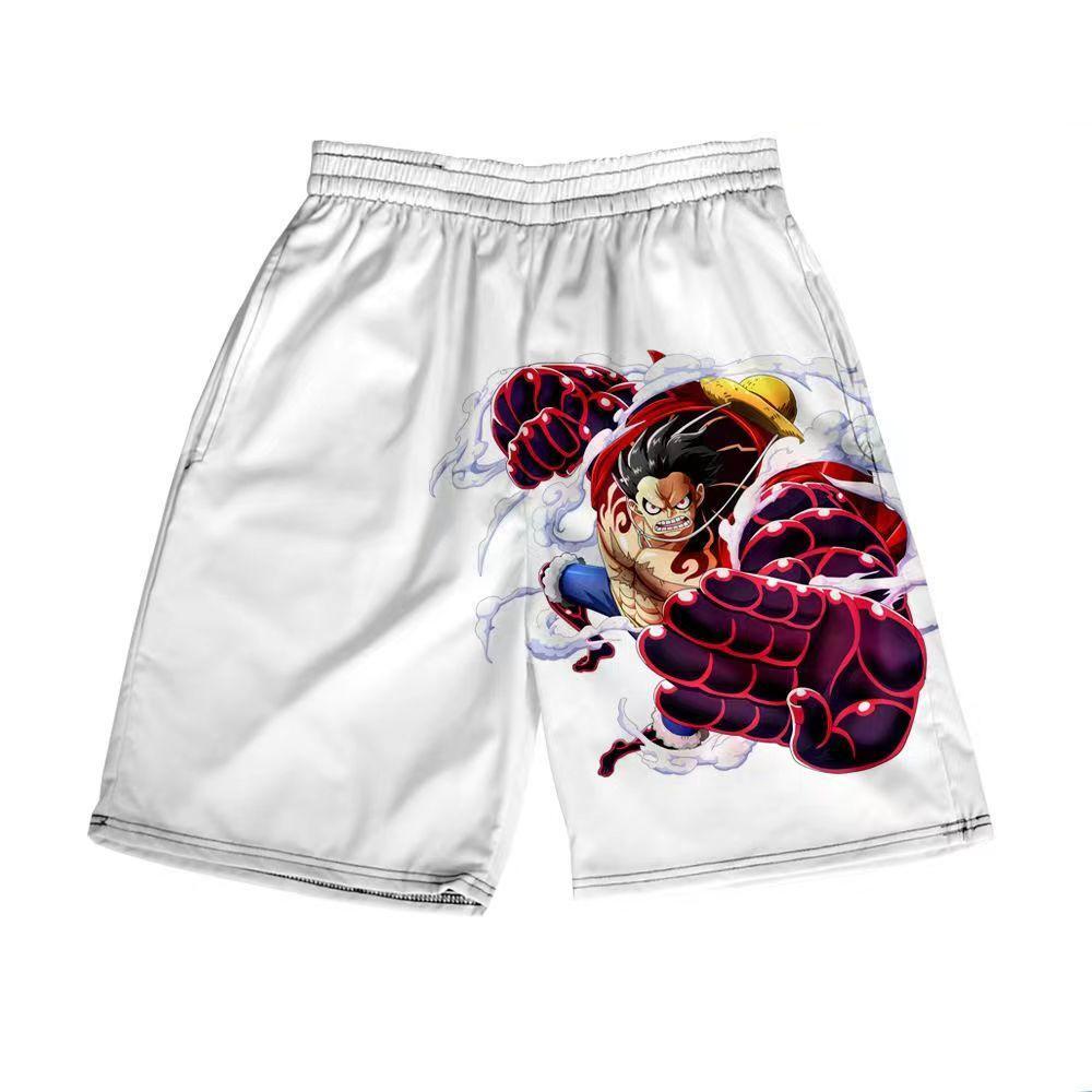 Luffy/Zoro/Sanji/Chopper Summer shorts Exquisite text printed pants