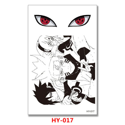 Uzumaki/Sasuke Cool character tattoo stickers