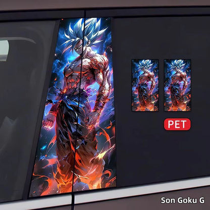 Son Goku/Bejīta Yonsei Car Center Pillar Character Decorative Sticker