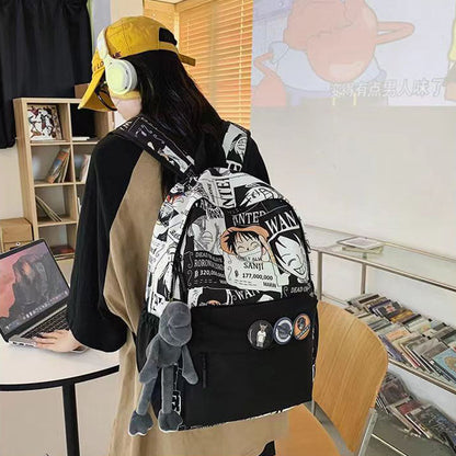 Luffy Sturdy Oversized Capacity Backpack (Suitable for school, travel, work)