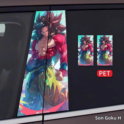 Son Goku/Bejīta Yonsei Car Center Pillar Character Decorative Sticker