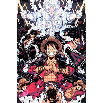 Luffy Character Image Puzzle Photo Frame Decoration