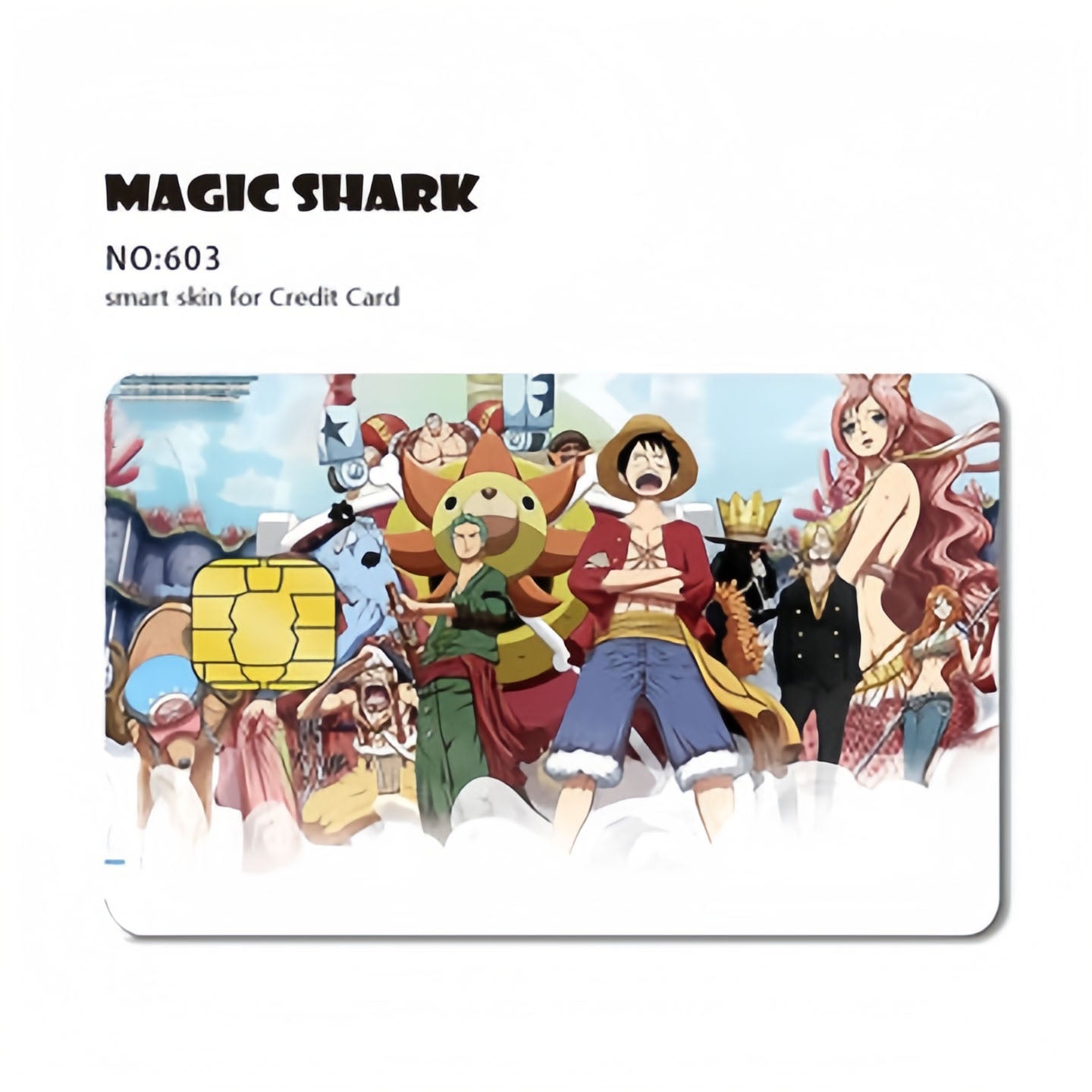 Luffy/Zoro Bank Card Thickened with crystal scrub personalized card stickers