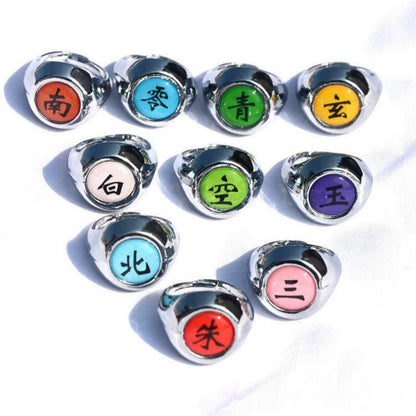 Itachi/Orochimaru/Obito/Pain Akatsuki Set A metal ring