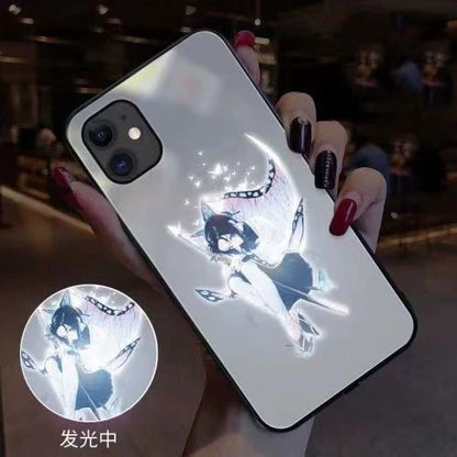 Tanjirou/Shinobu Luminous mobile phone case Smart luminous creative mobile phone case