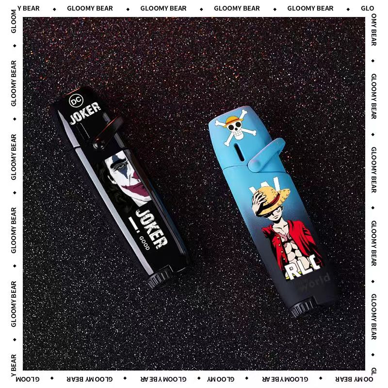 Luffy Character Print Windproof Lighter