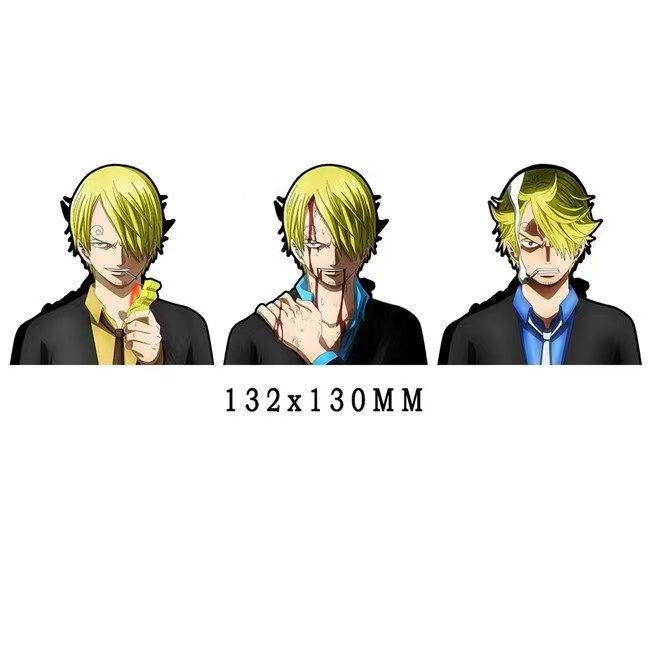 Luffy/Zoro/Nami 3D gradient stickers