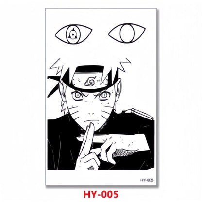 Uzumaki/Sasuke Cool character tattoo stickers