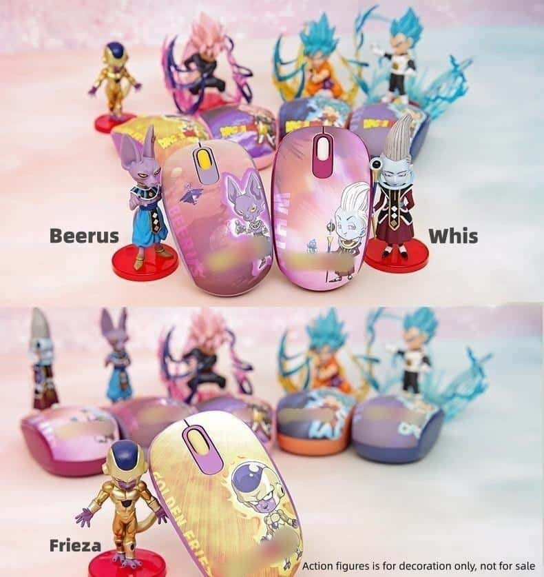 Son Goku/Frieza/Whis/Beerus 2.4G wireless mouse for office games