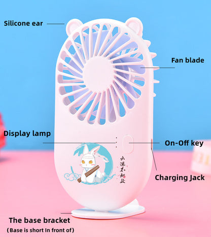 Luffy/Zoro/Chopper character modeling cute portable mini fan