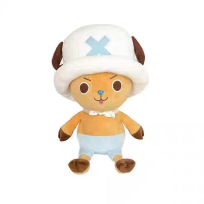 Luffy/Chopper/Ace/Sabo modelling lovely cartoon plush dolls toys