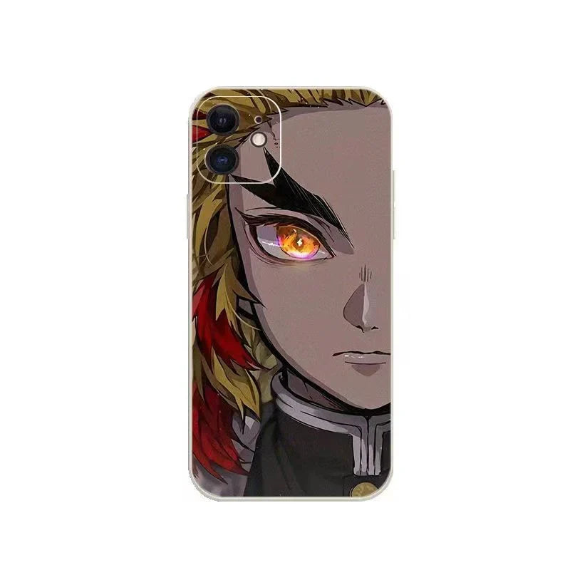 hashira Kyoujurou/Sanemi/Muichirou phone case exquisite trend silicone anti-collision