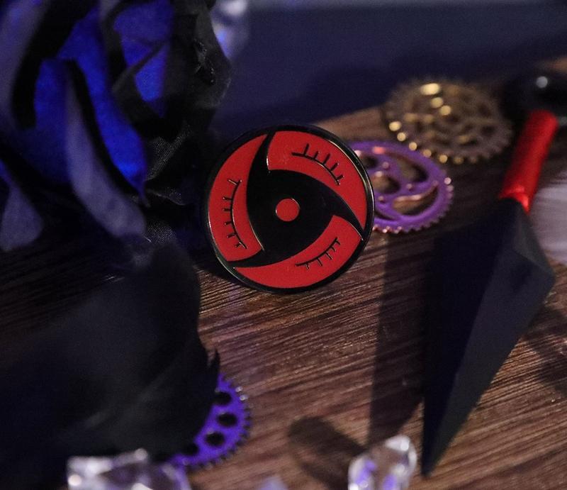 susuke/itachi/kakakshi Metal Badge Collection Mangekyou Sharingan