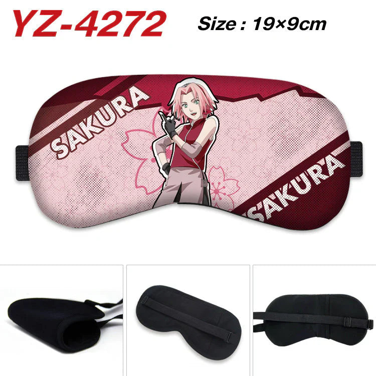 Uzumaki/Sasuke cartoon lovely stereo breathable sleep eyeshade