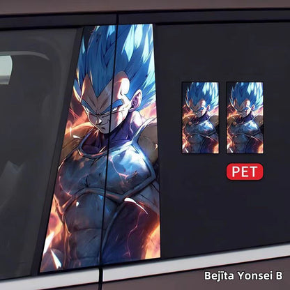 Son Goku/Bejīta Yonsei Car Center Pillar Character Decorative Sticker