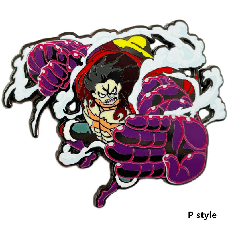 Luffy/Zoro Character Pin Badge