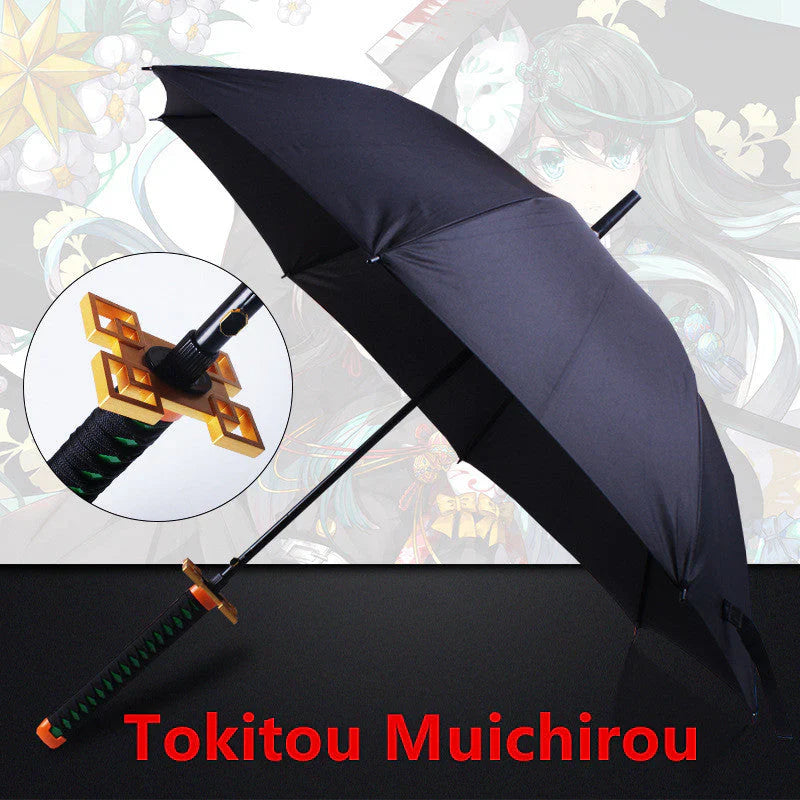 Tanjirou Cool Semi-Automatic  umbrella And An Umbrella That Folds