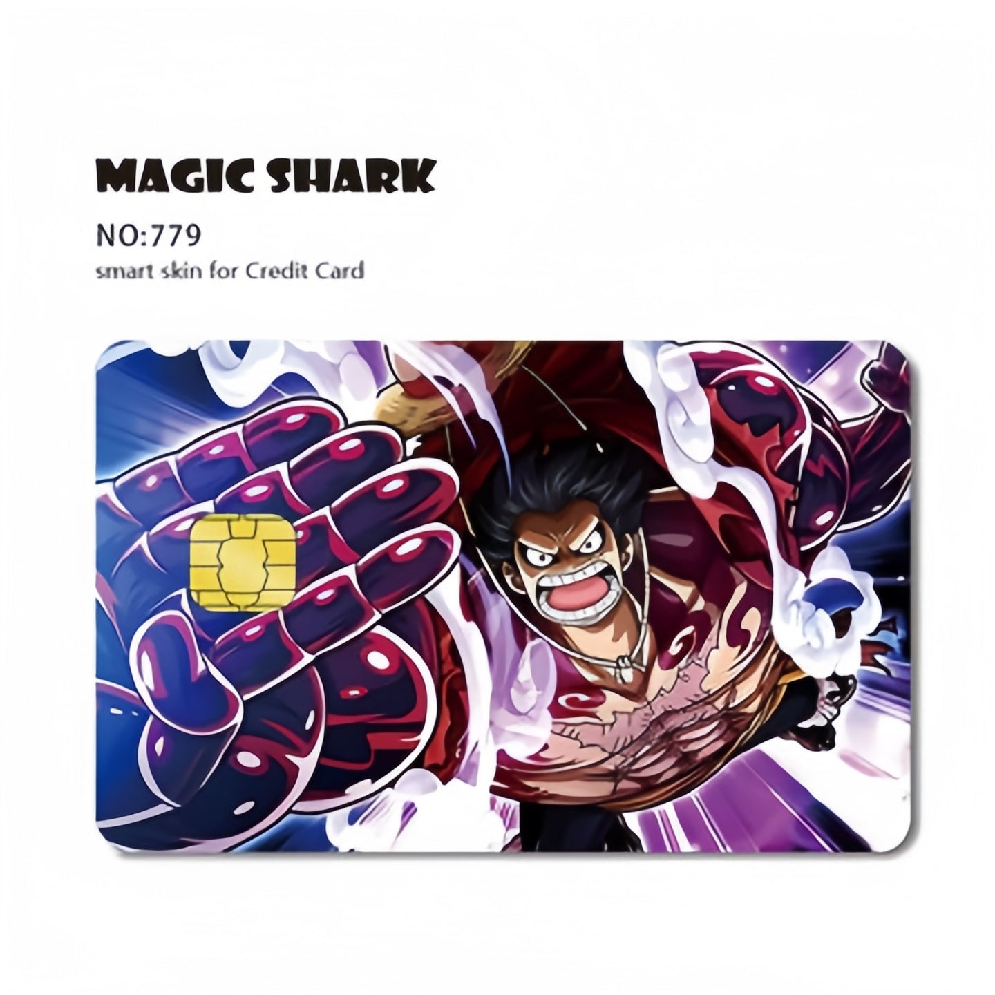 Luffy/Zoro Bank Card Thickened with crystal scrub personalized card stickers