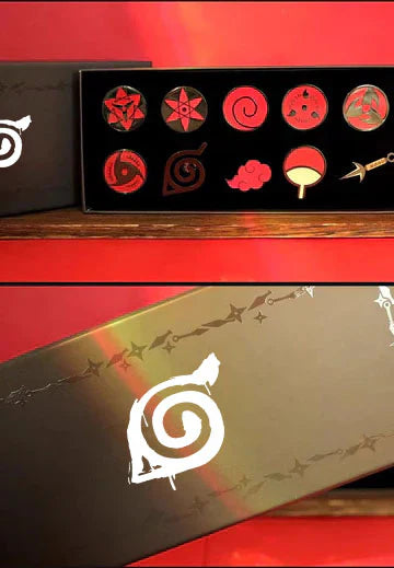 susuke/itachi/kakakshi Metal Badge Collection Mangekyou Sharingan