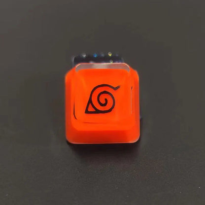 Shuukaku/Kurama/Sharingan handmade transparent resin keycap