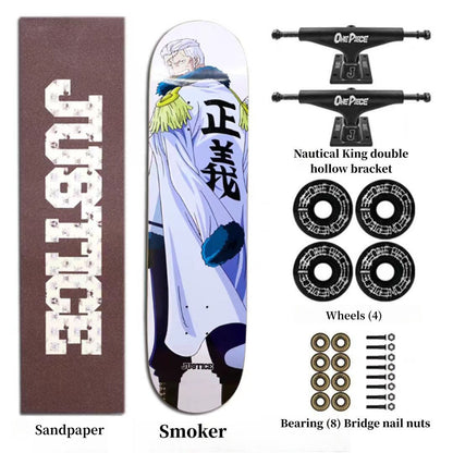 Luffy/Zoro Professional Fine Pattern Skateboard(Size:80CM×20CM)