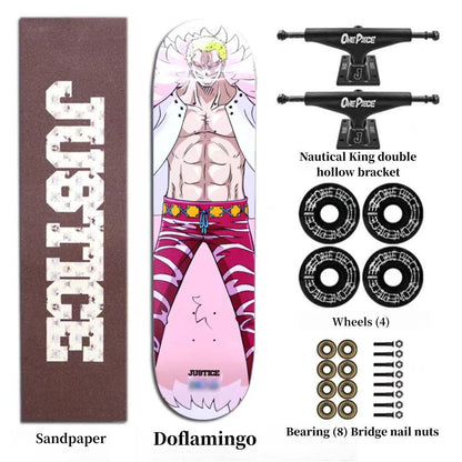 Luffy/Zoro Professional Fine Pattern Skateboard(Size:80CM×20CM)