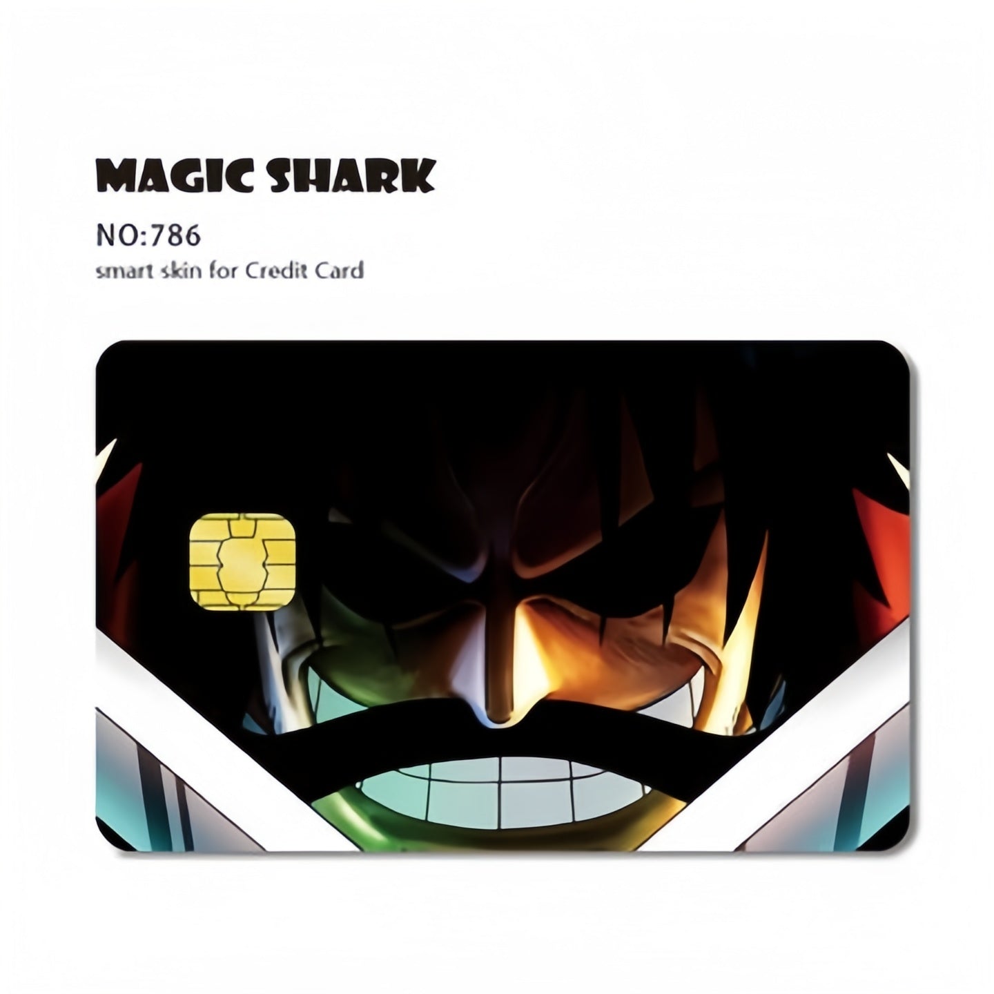 Luffy/Zoro Bank Card Thickened with crystal scrub personalized card stickers