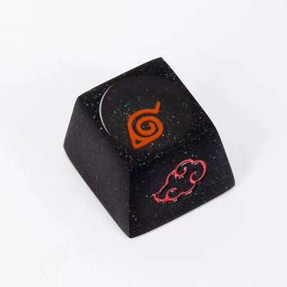 Shuukaku/Kurama/Sharingan handmade transparent resin keycap