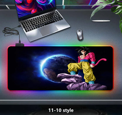 seven color light color change thickened mouse pad LED light keyboard pad game