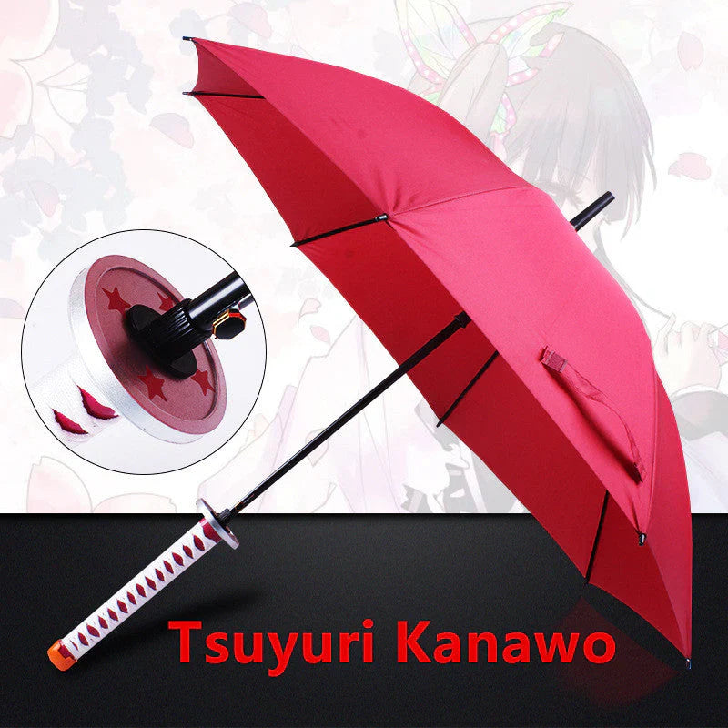 Tanjirou Cool Semi-Automatic  umbrella And An Umbrella That Folds