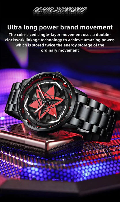 Sasuke/Madara/Itachi Sharingan rotating watch Handsome and cool watch