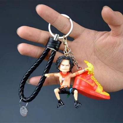 Nika luffy/Zoro character model keychain