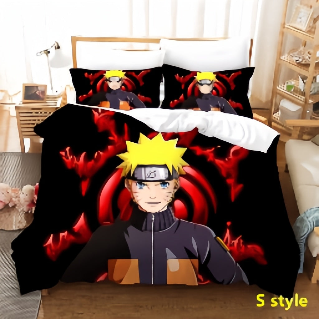 Sharingan /Dawn tissue Comfortable Home Textile Polyester Bedding 3 Sets