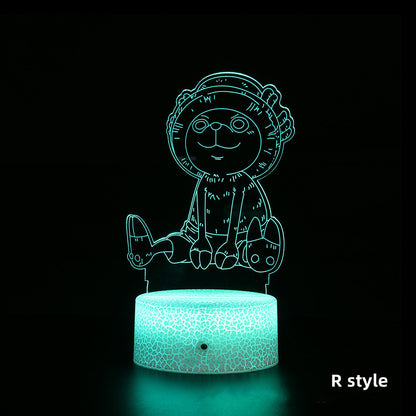 Luffy/Zoro/Sanji Acrylic Panel Character Night Lights