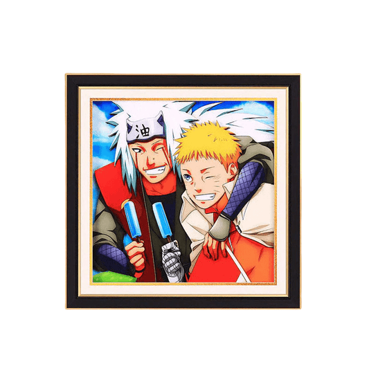 Jiraiya handsome cartoon handicraft 3D drawing