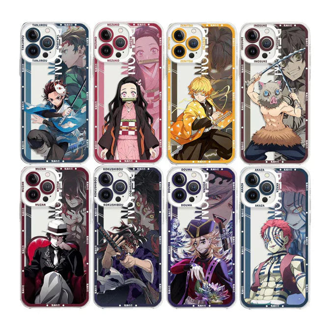 Tanjirou/Nezuko iPhone, Android phone case Apple Refined Trend silicone anti-collision phone case