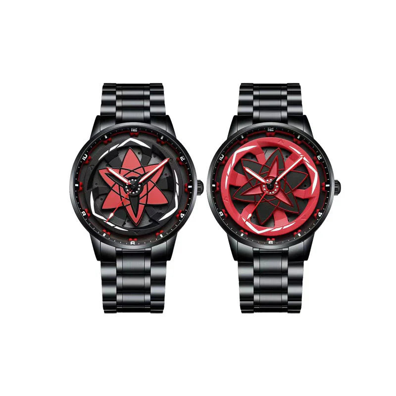 Sasuke/Madara/Itachi Sharingan rotating watch Handsome and cool watch