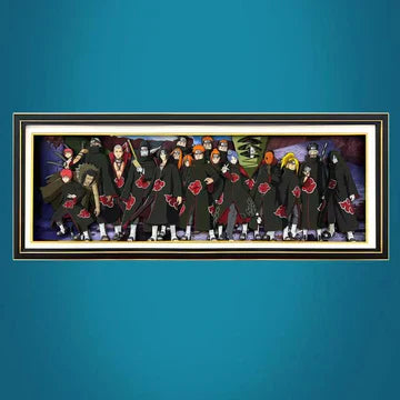 Akatsuki handsome cartoon handicraft 3D drawing