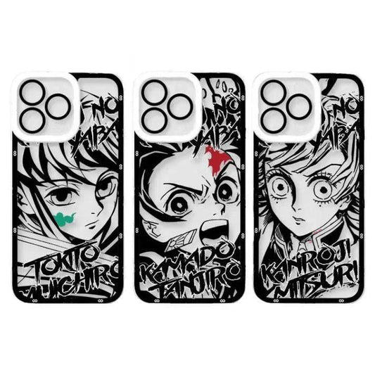 Tanjirou/Mitsuri/Muichirou Apple exquisite Trend Silicone Anti-collision phone case