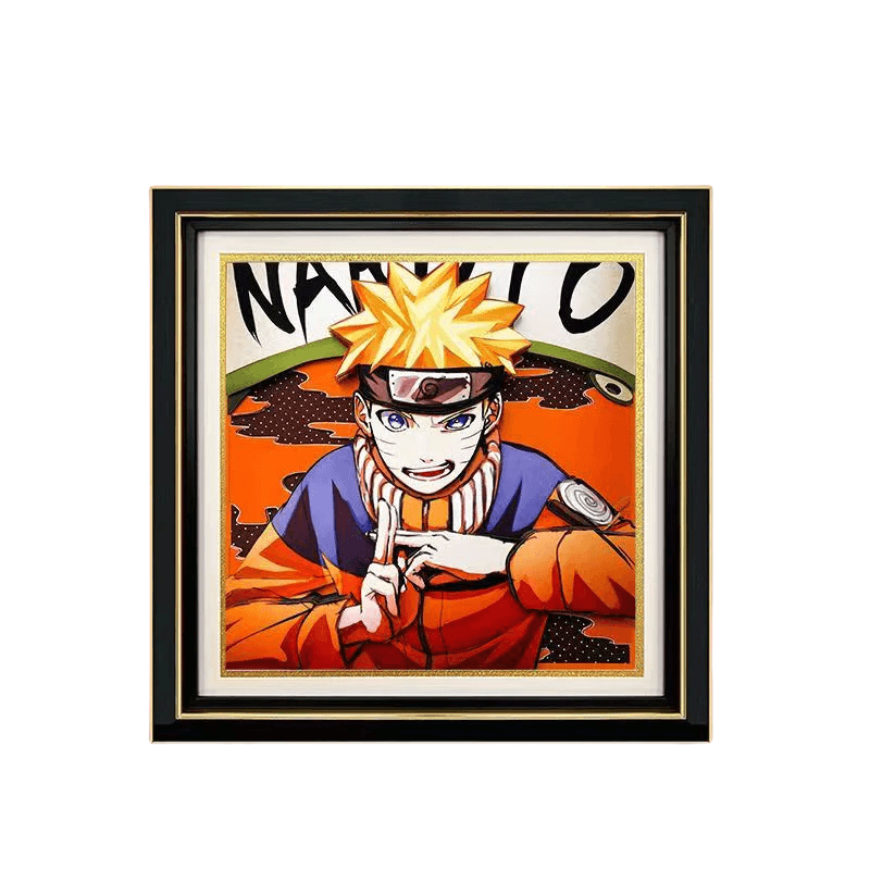 Uzumaki handsome cartoon handicraft 3D drawing