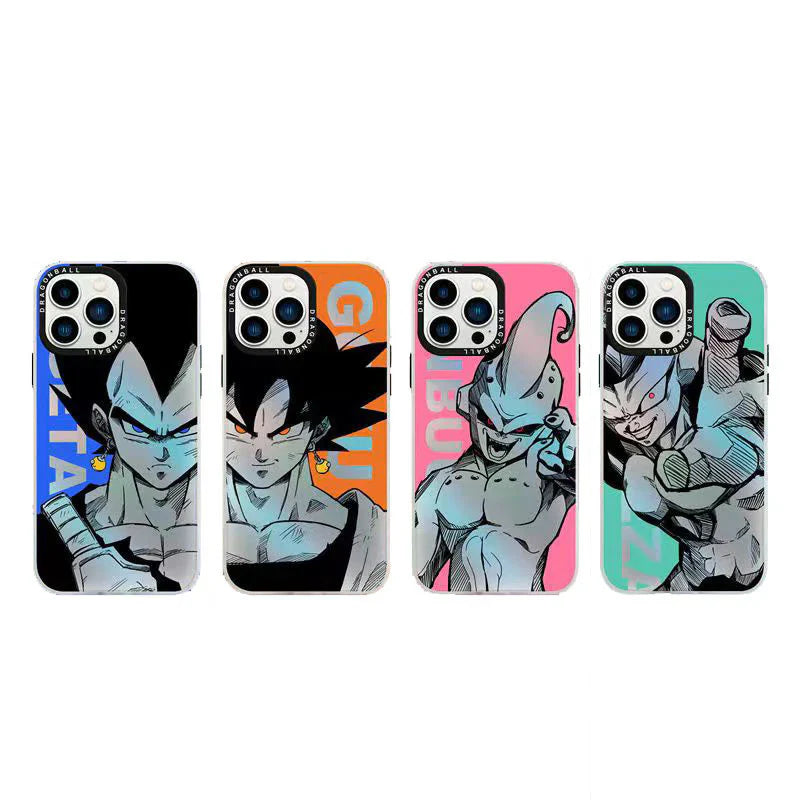 Goku/Vegeta/Buu/Frieza Apple exquisite Trend Silicone Anti-collision phone case